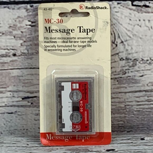 RadioShack MC-30 Message Tape‎ Microcassette Answering Machine New Sealed - Picture 1 of 3